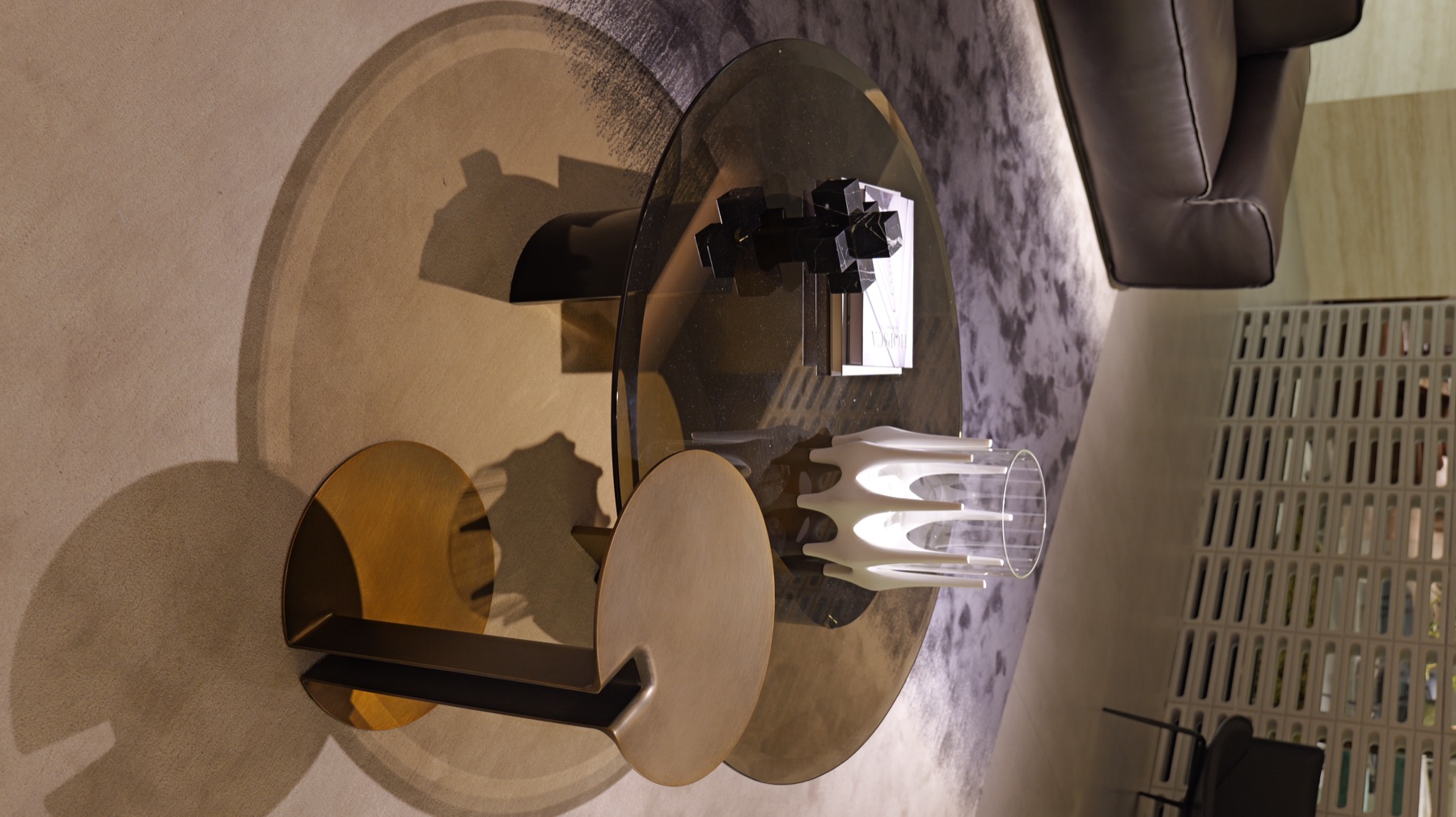 Two-Tone Round Coffee Table 3