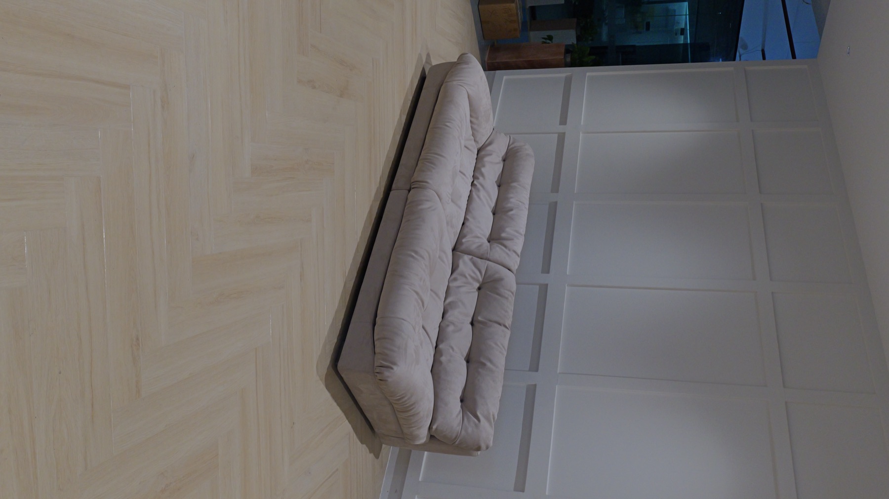 Matte Fabric Sofa 9