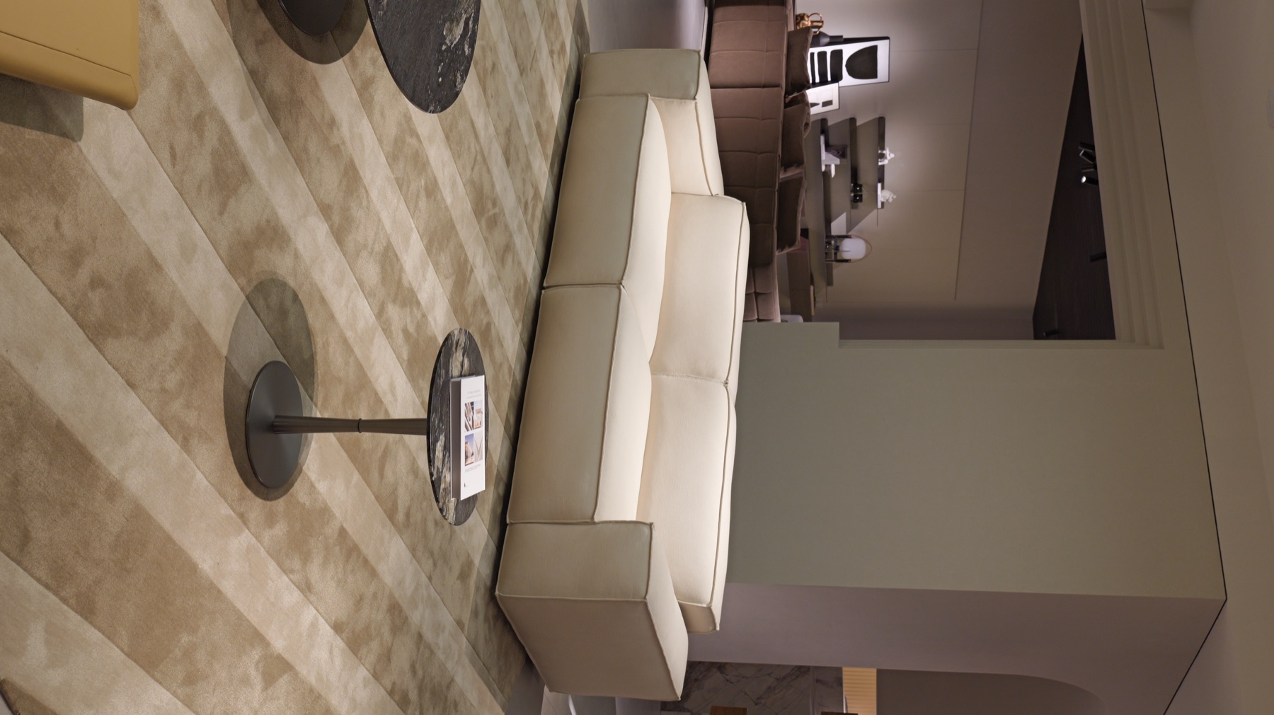 Fabric Block Sofa 5