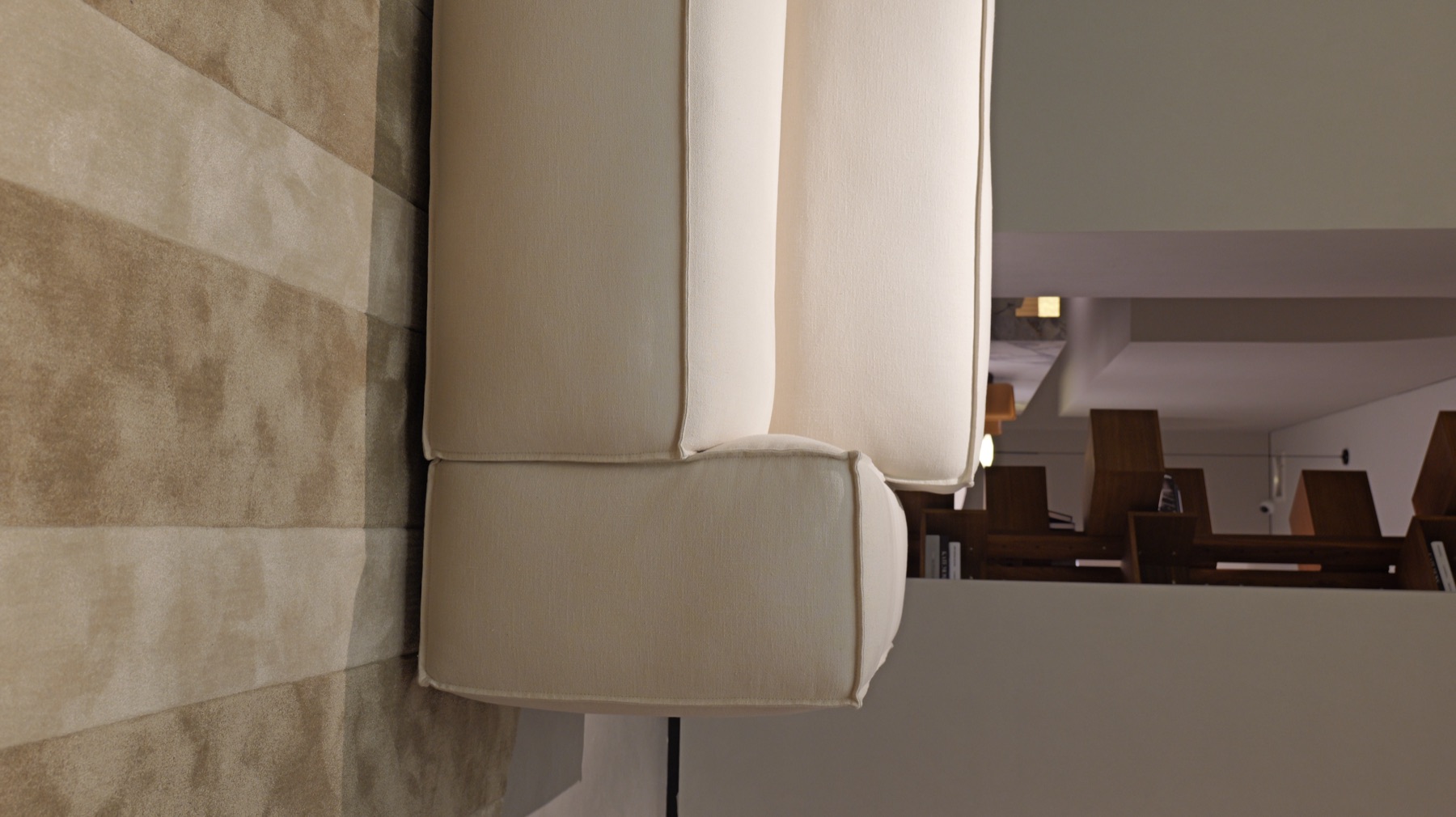 Fabric Block Sofa 11