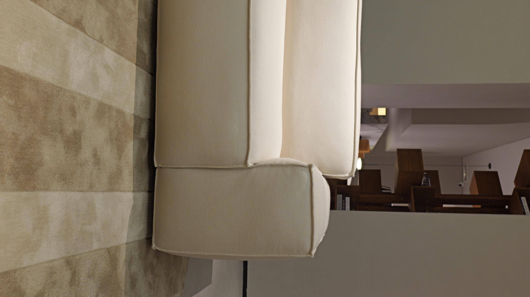 Fabric Block Sofa 12